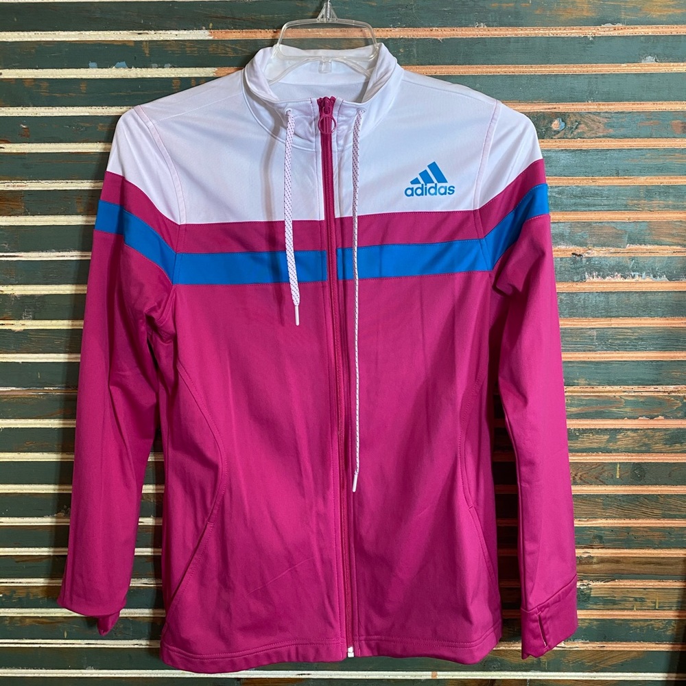 Adidas light fleece jacket